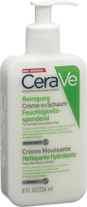CeraVe Cream-to-Foam (Cleansing Foam, 236 ml)
