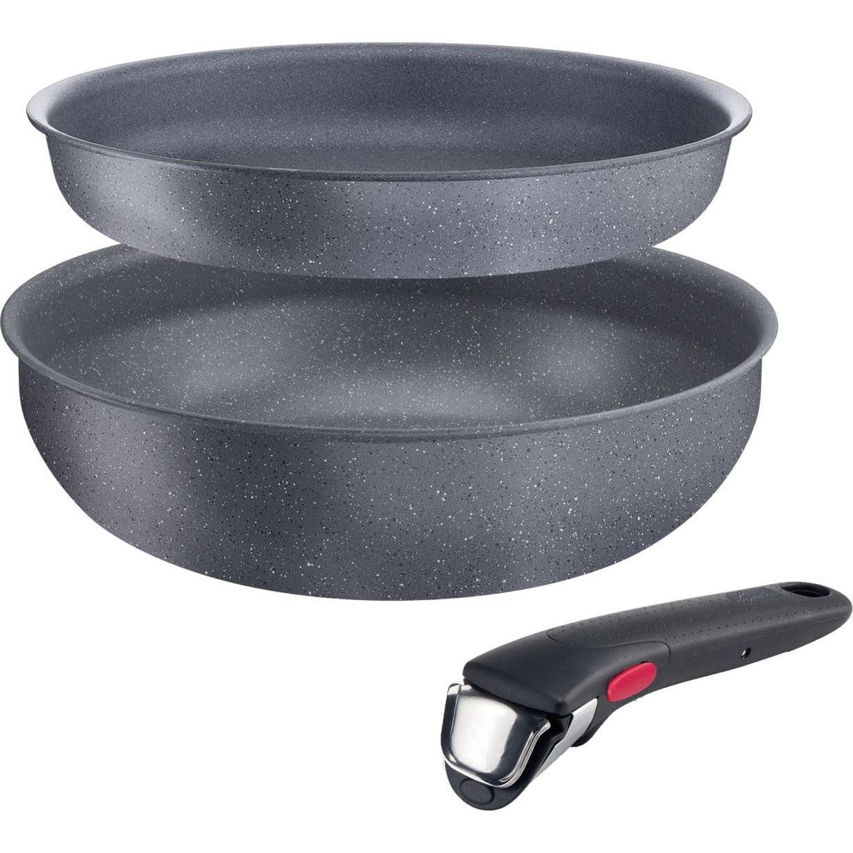 Lagostina Grigio/Verde Batteria Di Pentole Ingenio Green Padella + Pentola,