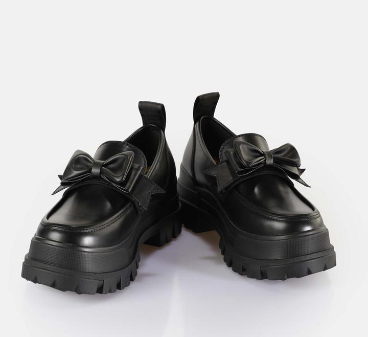 Actual product image Buffalo ballet flats woman aspha loafer bow - vegan box (39)