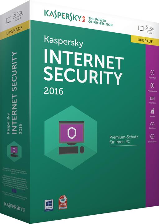 Immagine prodotto Kaspersky Internet Security 2016 (5 Utente, 12 mesi)