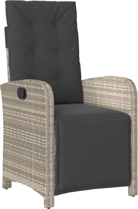 Produktbild vidaXL Gartensessel mit Fussteil 2Stk. Verstellbar