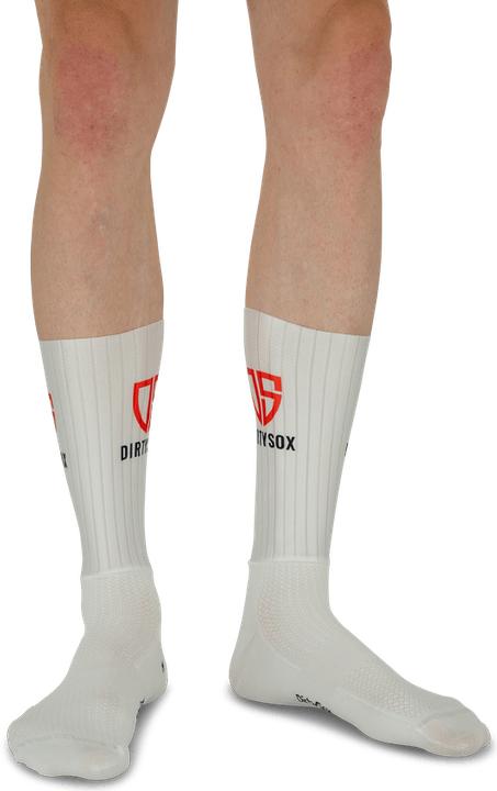 Produktbild Dirtysox Aero - Pro - Aero v1.1 - Teamsocks Weiss (35 - 39)