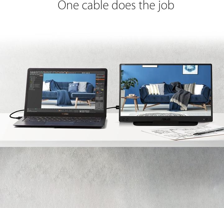 Immagine prodotto ASUS ZenScreen MB166C (1920 x 1080 pixel, 15.60")