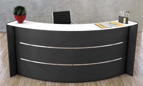 Produktbild Kerkmann BARI Empfangstheke anthrazit, weiss 257,5 x 122,5 x 112,0 cm (257.40 x 122.50 x 112 cm)