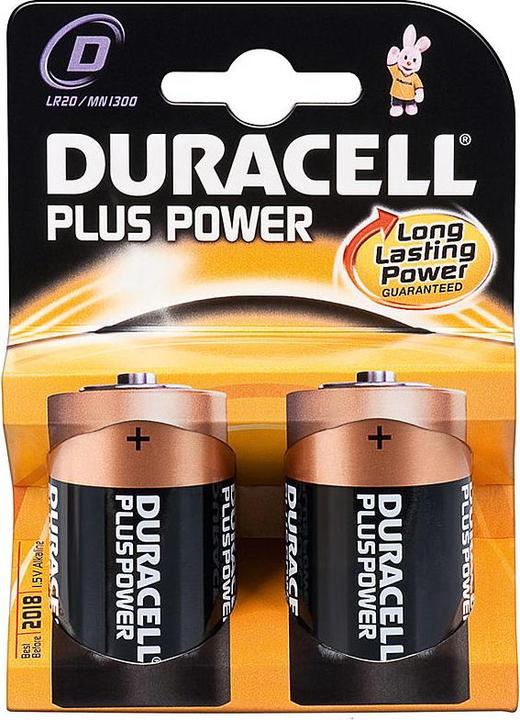 Produktbild Duracell Plus (2 Stk., D, 15000 mAh)