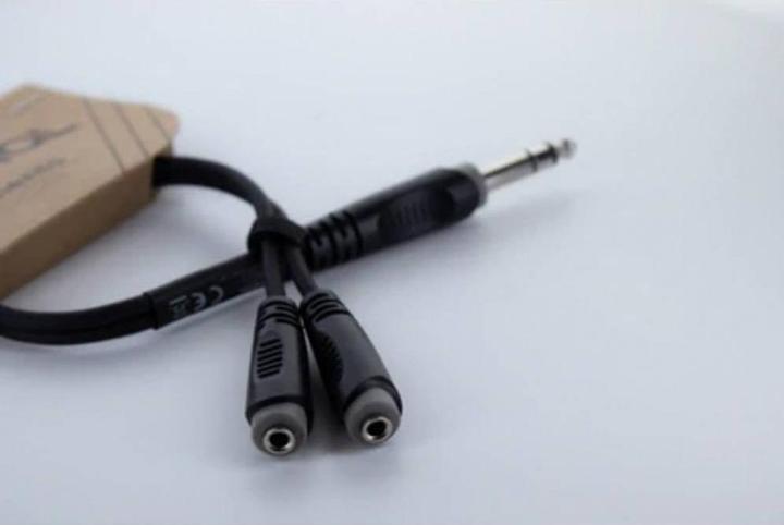 Actual product image Cordial 14886 Klinke Audio Y-Adapter (1x Klinkenstecker 6.3 mm (stereo) - 2x Kli