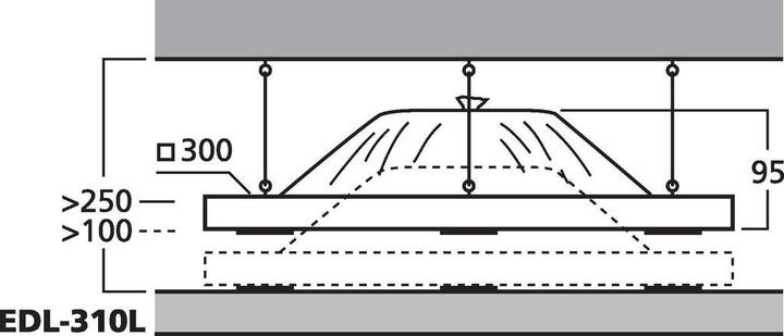 Produktbild Monacor ELA-Einbaulautsprecher EDL-310 (1 Stk.)