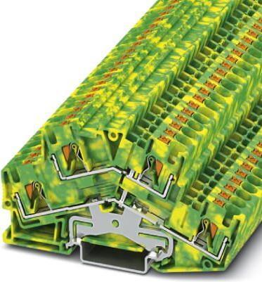 Image du produit Phoenix Contact PTTBS 4-PE 3211841 Borne de protection à double niveau 0,20 mm² 4 mm² Vert-Jaune 50 pcs.