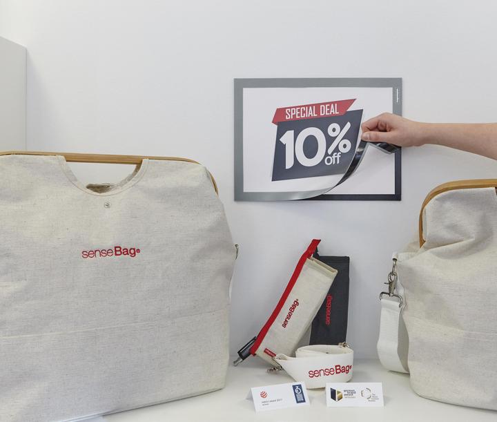 Immagine prodotto Magnetoplan Cornice informativa magnetofix, DIN A4, grigio