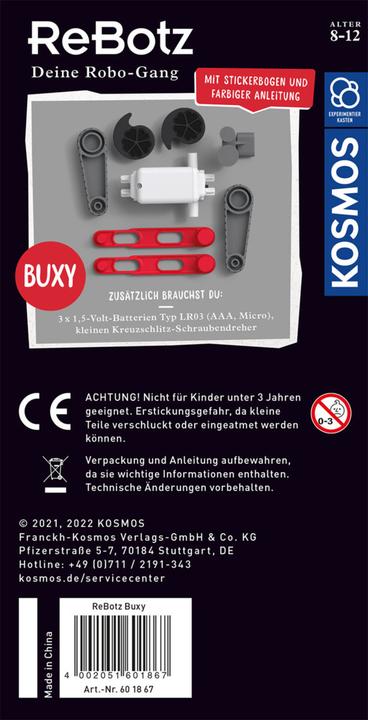 Produktbild Kosmos ReBotz Buxy der Jumping-Bot, d