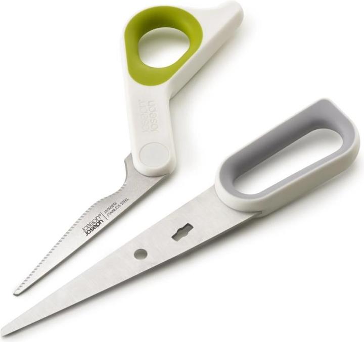 Produktbild Joseph Joseph PowerGrip Küchenschere, weiss/grün, 22.4x9.1x1.8cm (22.40 cm)