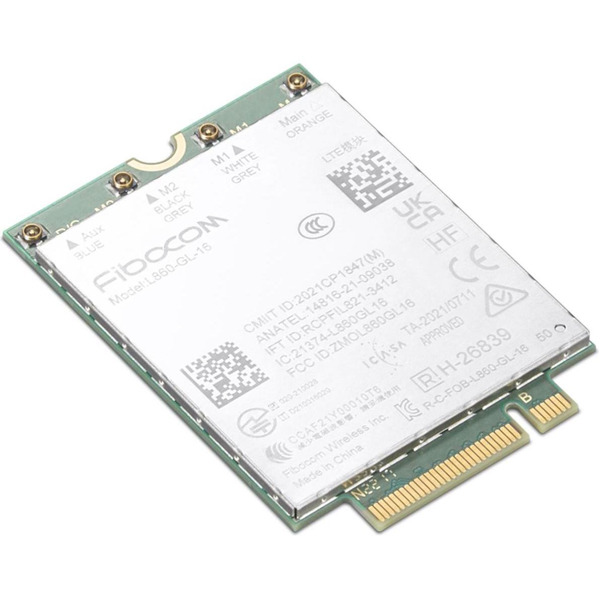 Lenovo ThinkPad Fibocom L860-GL-16 4G LTE CAT16 M.2 WWAN Module for T14/P14s Gen (M.2 A Key), Netzwe