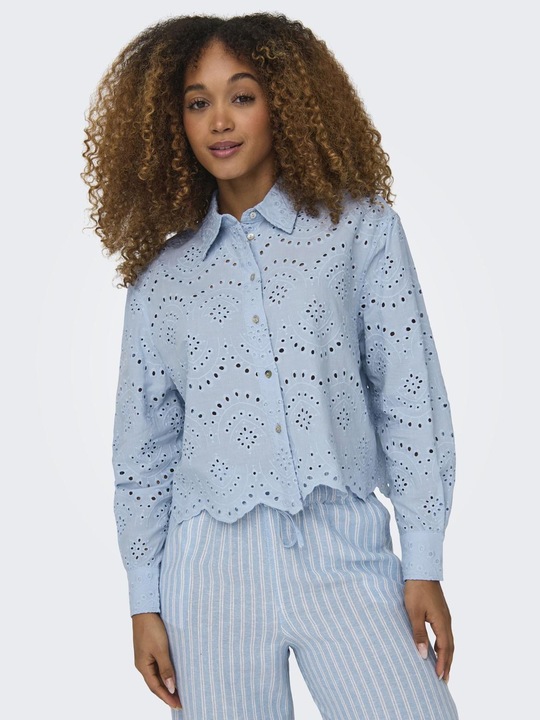Actual product image Only Loose fit Shirt collar Sleeve cuffs with button Low set-in shoulder Shirt Shirt (S)