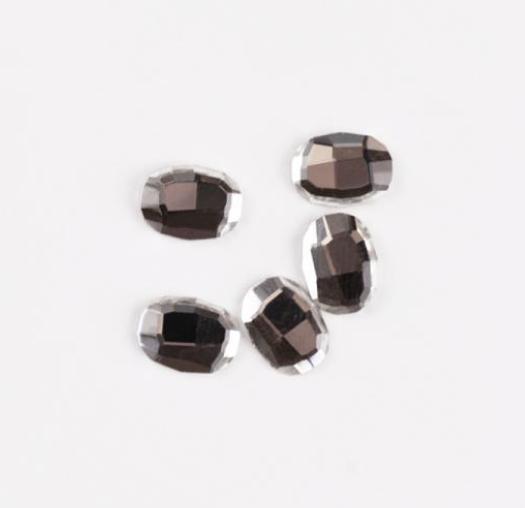 Produktbild BrillBird Rhinestone (10pcs) - Oval 8x6mm Clear
