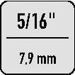 Produktbild Gedore 7812-00 Einsteckbithalter 5/16" SE 9x12 (5/16")