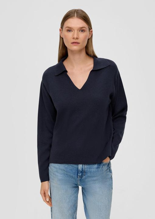 Produktbild s.Oliver Strickpullover Pullover aus Viskosemix (38)