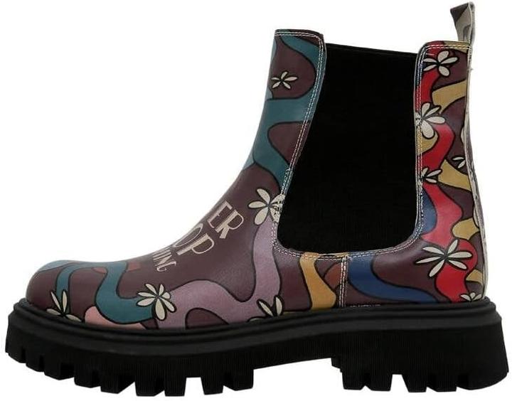 Actual product image Dogo Vegan Leather Multicolor Long Boots (37)