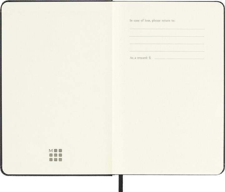 Image du produit Moleskine Agenda de poche Hard Cover Weekly (9 x 14 cm, Anglais)