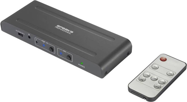 SpeaKa Professional SP-HDA-300 2+1 Port HDMI-Switch ARC (Audio Return Channel) 3
