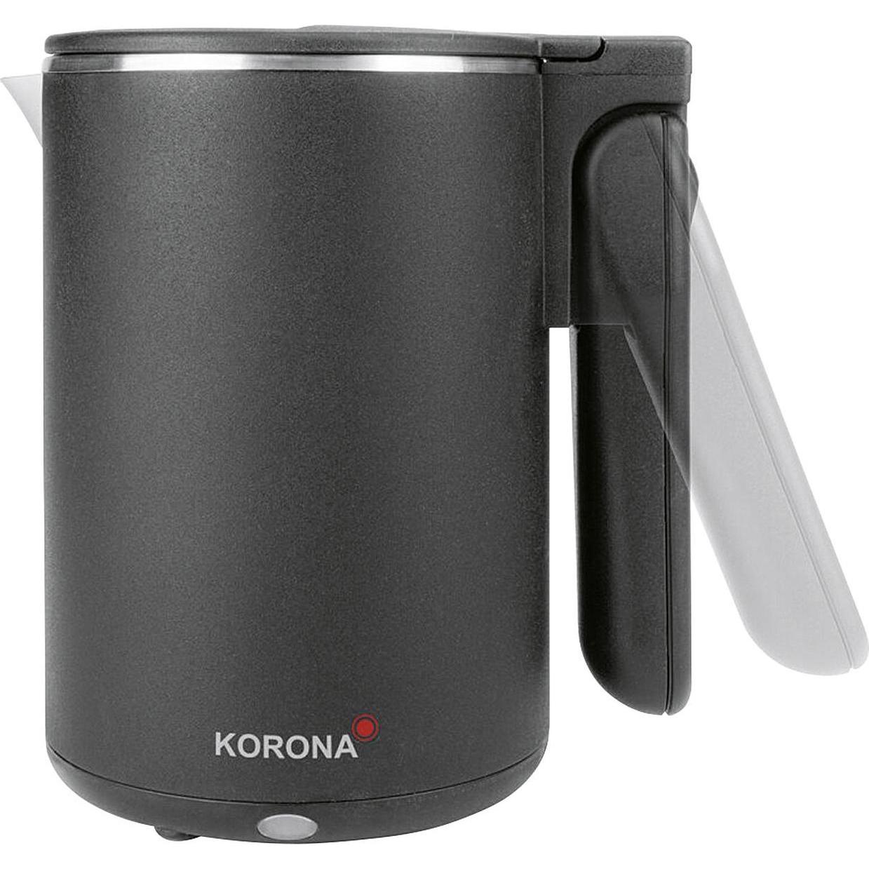 Korona Reisewasserkocher, Wasserkocher, Schwarz