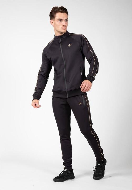 Immagine prodotto Gorilla Wear Giacca da ginnastica reversibile nero/oro (S)