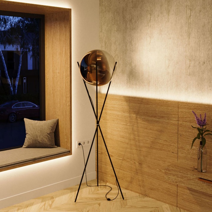 Produktbild s.luce Sphere Glas-Stehlampe 40cm (E27)