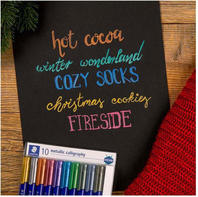 Produktbild Staedtler Kalligraphie-Stift (Farbig sortiert, 2.80 mm, 10 x)