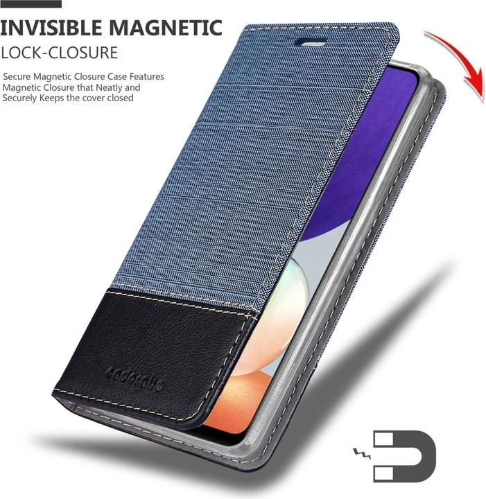 Actual product image Cadorabo Jeans Book Cover (Samsung Galaxy M22, Samsung Galaxy A22, Samsung Galaxy A32)