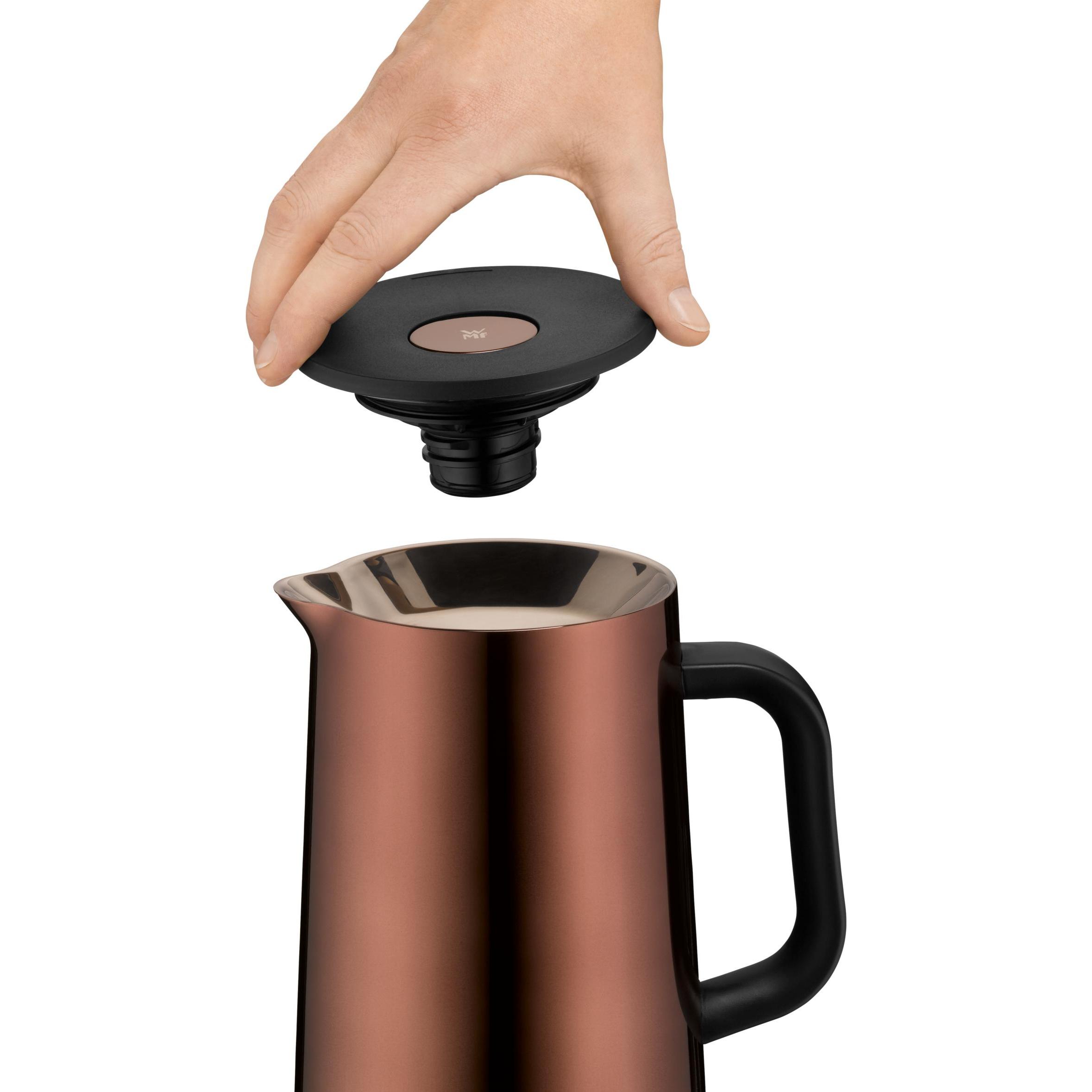 Thumbnail - WMF Thermoskanne Isolierkanne 1,0l Impulse Tee Kaffee Trinkflasche Edelstahl, Thermoskanne, Kupfer
