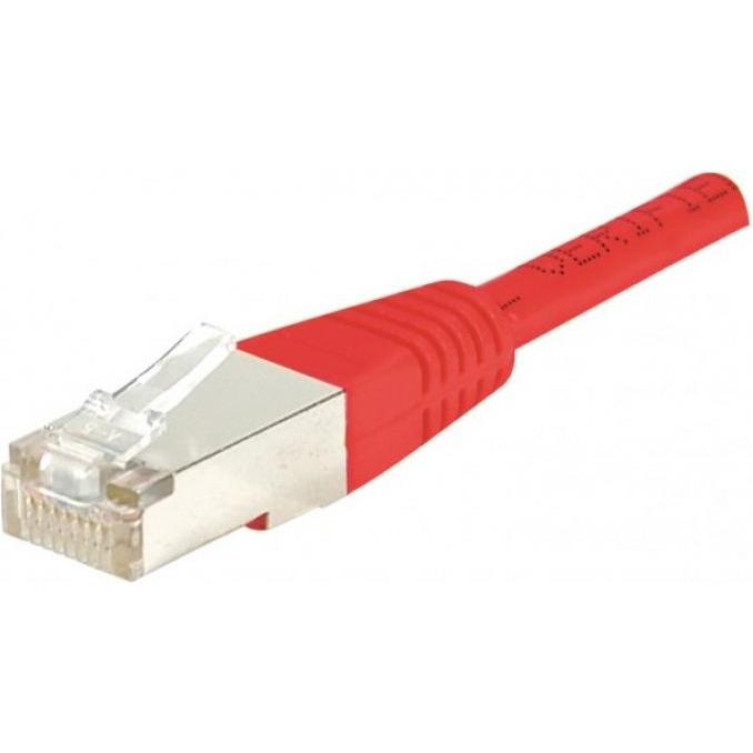 Exertis Connect Patchkabel, CAT.5e, F/UTP, geschirmt, rot, 0,3 m Geschirmtes Patchkabel zum günstigen Preis (F/UTP, CAT5...