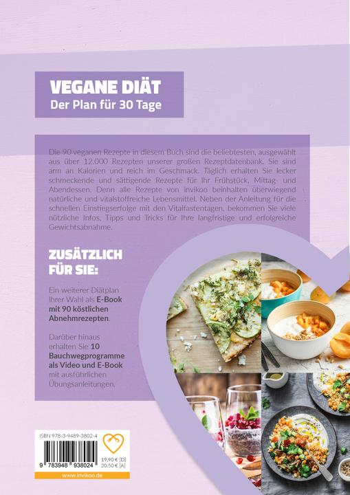 Produktbild Vegane Diät - Ernährungsplan zum Abnehmen für 30 Tage (Deutsch, Peter Kmiecik, 2021)