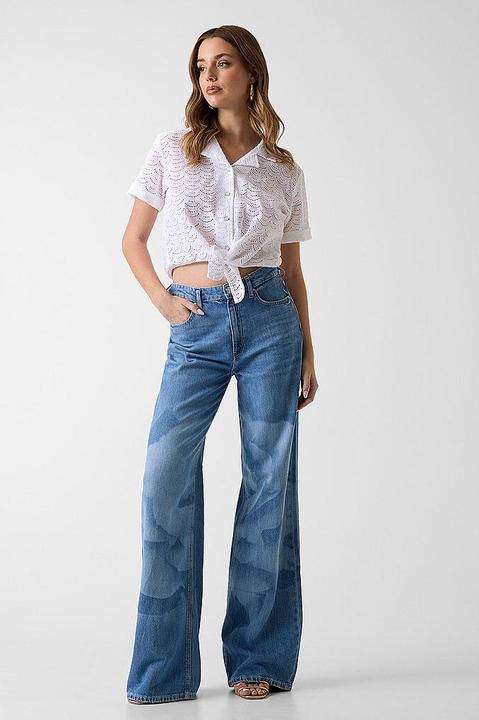 Produktbild Guess Blusenshirt SHARON EYELETS (L)