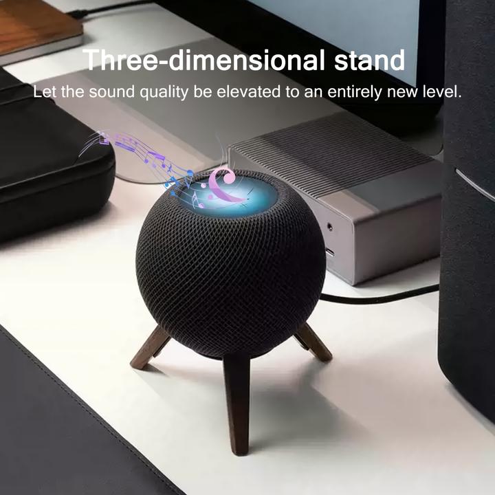 Produktbild PhoneLook Ständer für Apple HomePod Mini aus massivem Tripod Tischhalterung Metall Konstruktion (1 Stk., Ständer)