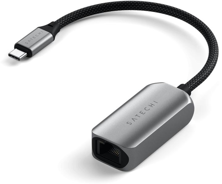 Image du produit Satechi USB- C vers adaptateur Ethernet 2.5Gb (USB-C, RJ45 2.5 Gigabit Ethernet (1x))