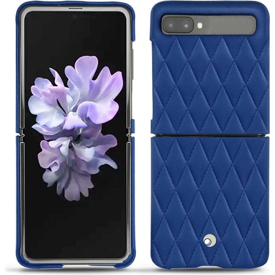 Thumbnail - Noreve Lederschutzhülle (Samsung Galaxy Z Flip), Smartphone Hülle, Blau