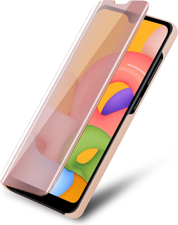 Immagine prodotto Cadorabo Copertina per specchietto retrovisore Smart View a libro (Samsung Galaxy A01)