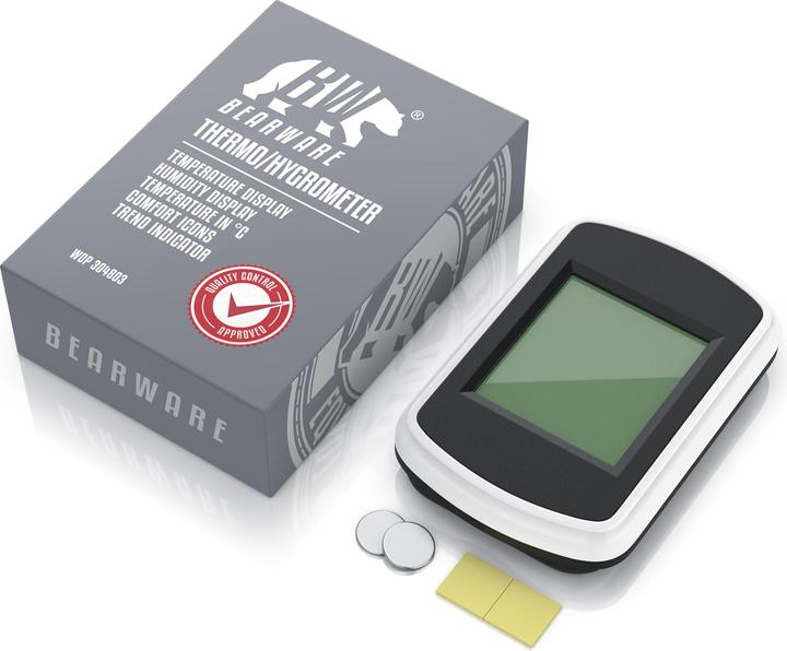 Produktbild Bearware 4x Wetterstation, Innenwetterstation, Thermometer Hygrometer, Temperatur Luftfeuchtigkeit Messgerät