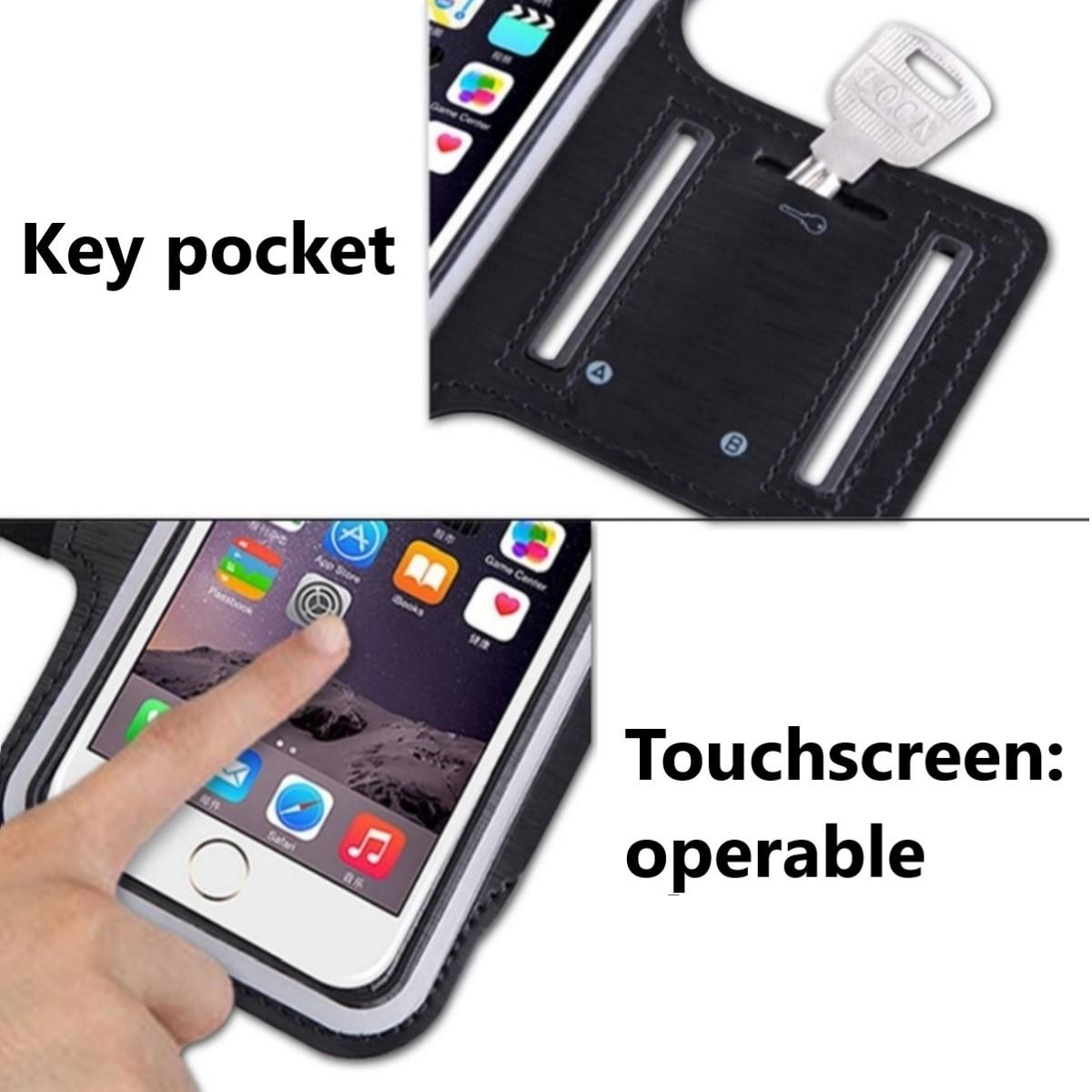 Thumbnail - CoverKingz Sportarmband für Huawei P10 Lite, Smartphone Sportarmband, Schwarz