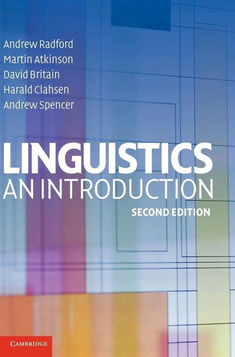 Image du produit Linguistics: An Introduction (Anglais, Martin Atkinson, Andrew Radford, David Britain, 2012)