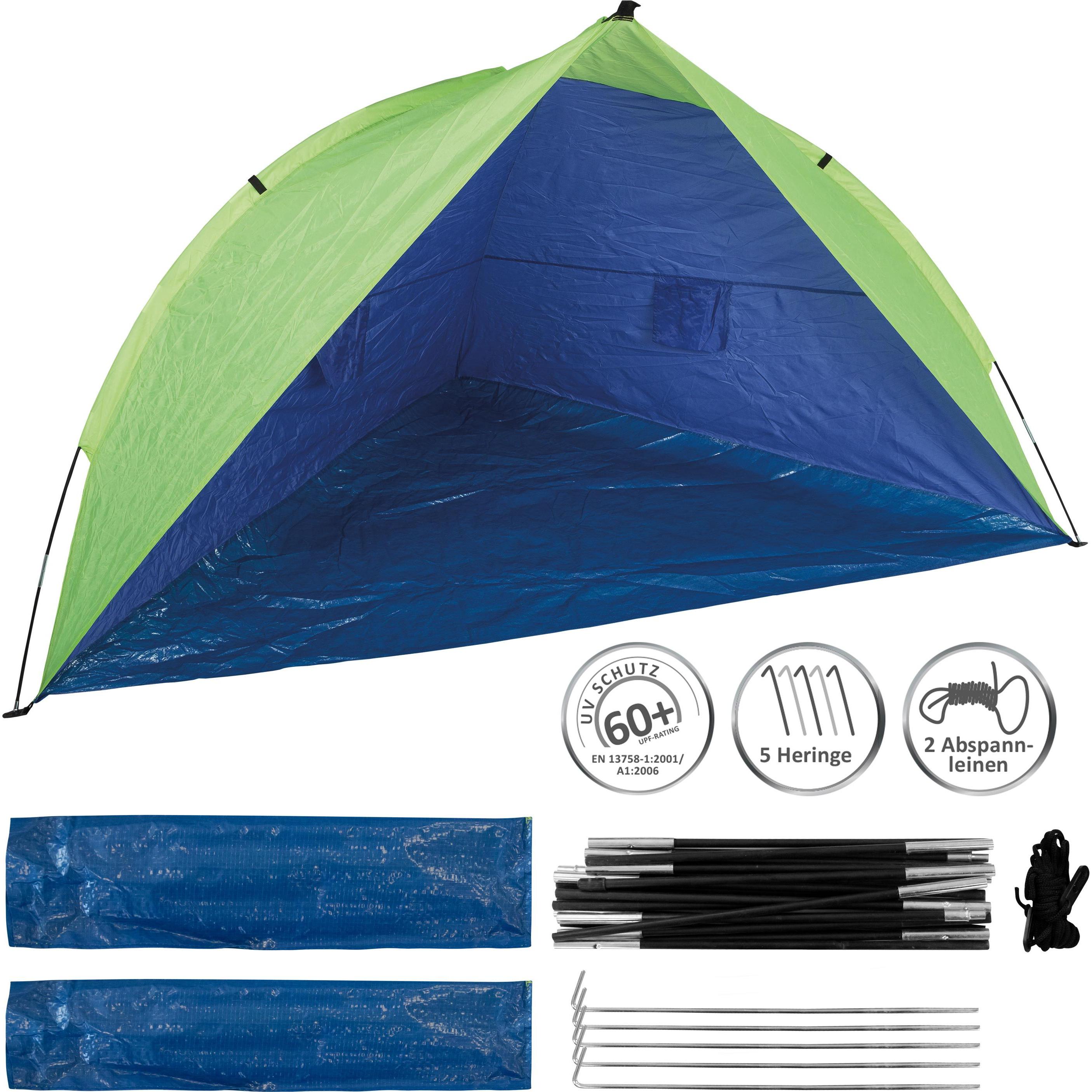 Idena, Zelt, (Strandzelt + Strandmuschel)