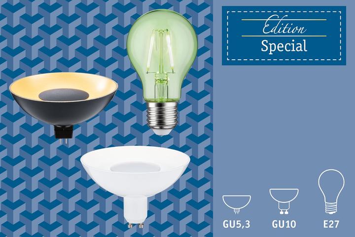 Productafbeelding Paulmann LED-reflector laagspanning zwart/goud (GU5.3, 170 lm, 1 x)