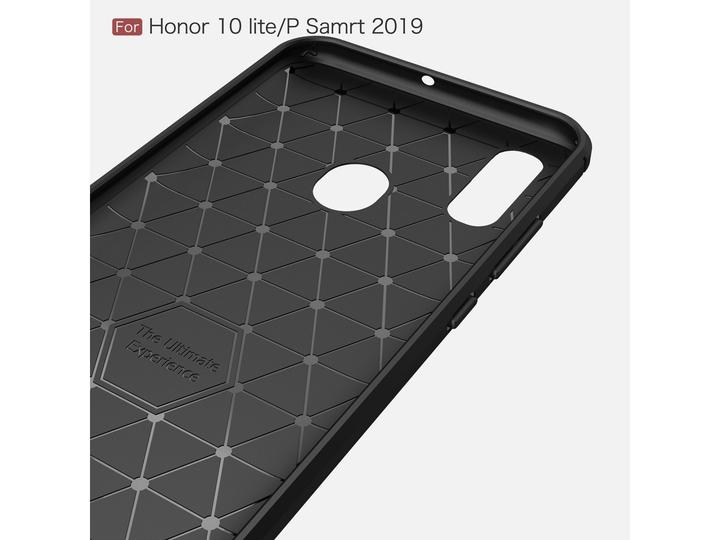 Actual product image Screenguard Huawei P Smart 2019 Cover Carbon Brushed Soft TPU (Huawei P Smart+ (2019))