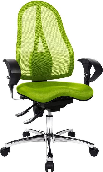 Immagine prodotto Topstar Sedia da ufficio SITNESS 15, a contatto permanente, con braccioli, schienale in rete, seduta