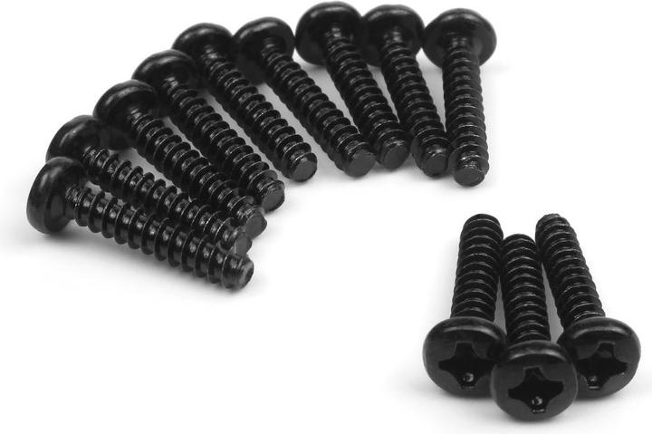 Actual product image Blackzon Pan Head Self Tapping Screws PBHO3x15mm (12pcs)