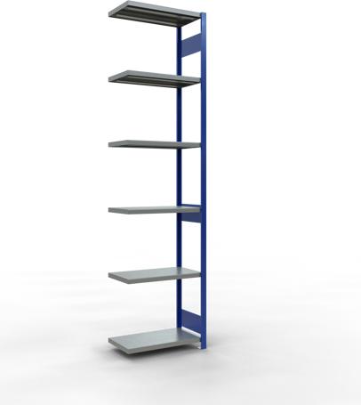 Actual product image Schulte Lagertechnik MULTIplus250 boltless add-on bay system with length bolts