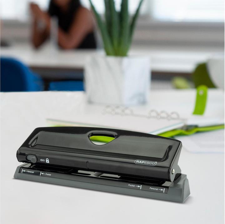 Produktbild Rapesco Locher für Terminplaner 1725 schwarz