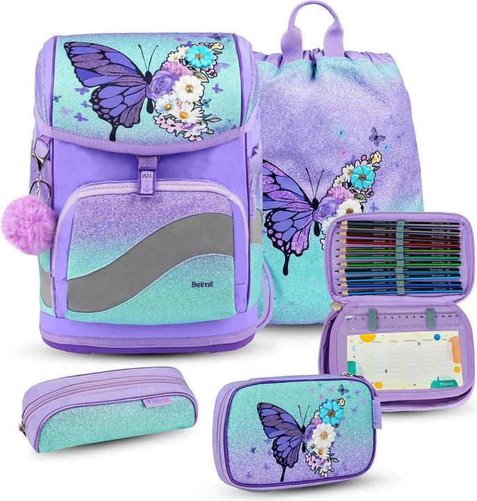 Belmil Premium SMARTY Schulrucksack-Set Serenity (20 l)