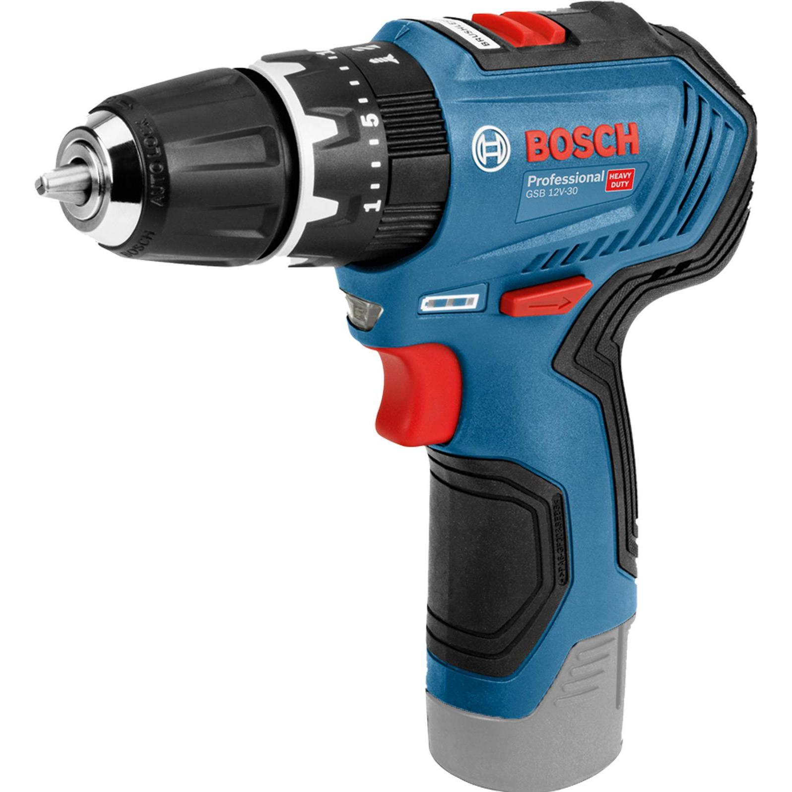 Bosch Professional, Bohrmaschine + Akkuschrauber, KUJOTIS GRAS 12V 30 (Akkubetrieb)