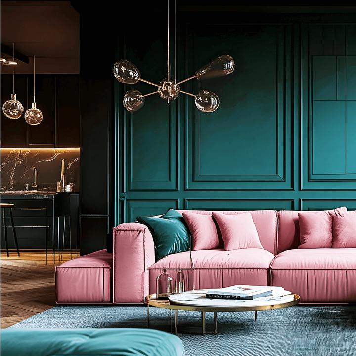 Actual product image Craft Colors Wall colour noble matt (Petrol No. 570, 5 l)