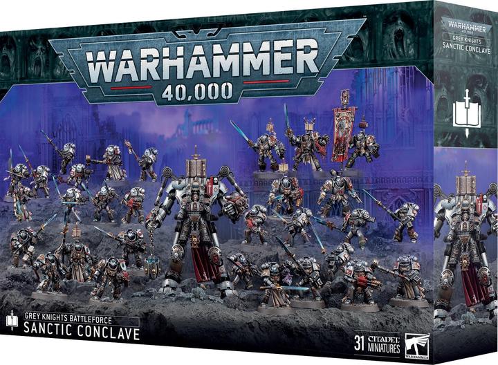 Games Workshop Warhammer 40k - Battleforce Cavalieri Grigi Conclave Seraphique (Materiale sintetico)